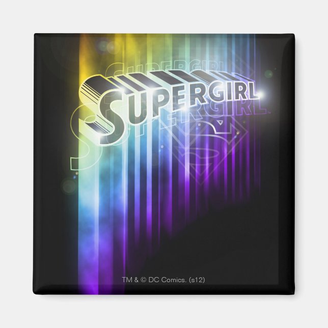 Supergirl Rainbow Magnet (Framsidan)