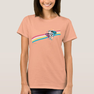 Supergirl Rainbow Rand T Shirt