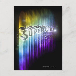 Supergirl Rainbow Vykort