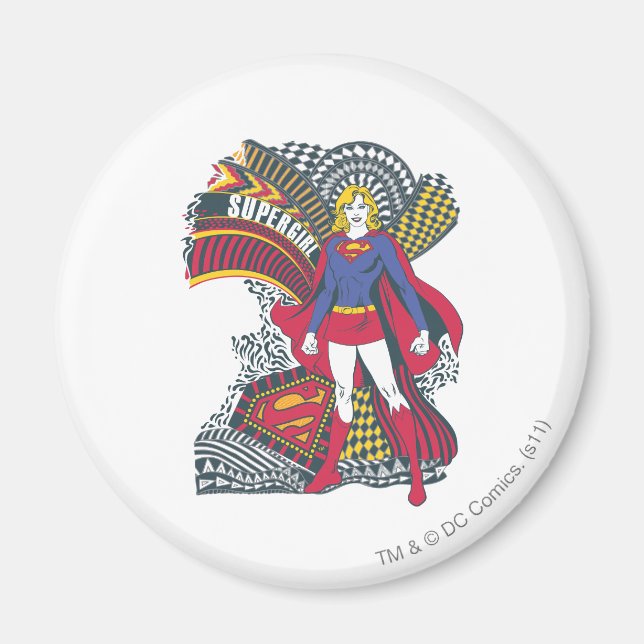 Supergirl Random World 1 Magnet (Framsidan)