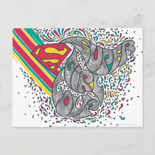 Supergirl Random World 2 Vykort (Framsida)