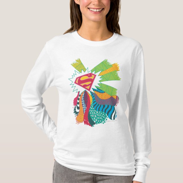 Supergirl Random World 3 T Shirt (Framsida)