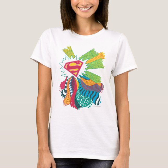 Supergirl Random World 3 T Shirt (Framsida)