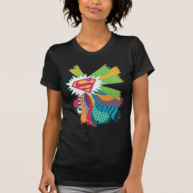 Supergirl Random World 3 T Shirt (Framsida)