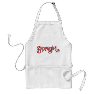 Supergirl Red Logotyp Förkläde