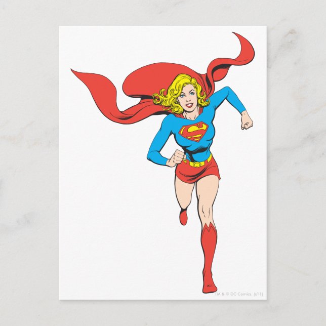 Supergirl Redo to Go Vykort (Framsida)