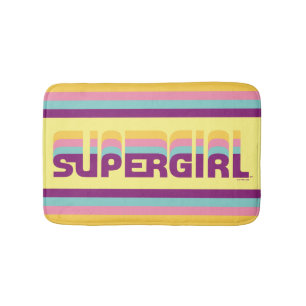 Supergirl Retro Colorshift Graphic Badrumsmatta