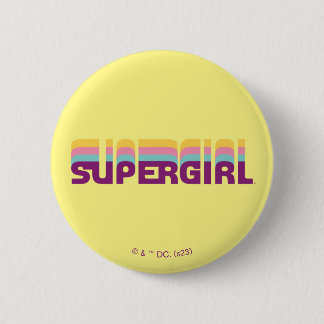 Supergirl Retro Colorshift Graphic Knapp