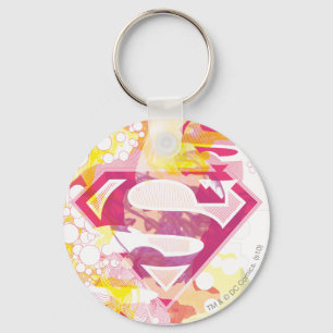 Supergirl Retro-Logotyp Nyckelring