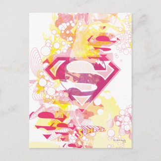 Supergirl Retro-Logotyp Vykort