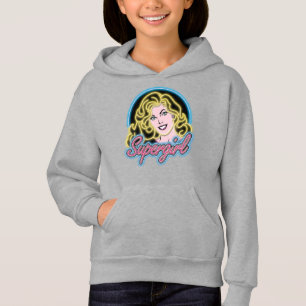 Supergirl Retro Neon Ljus Graphic T Shirt