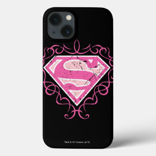 Supergirl Rosa Colorful Logotyp