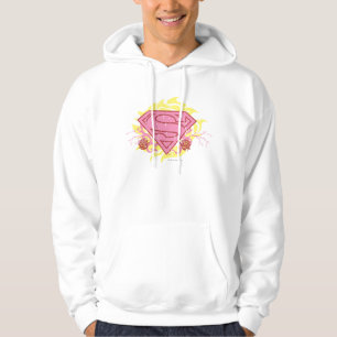 Supergirl Rosa Flowers Hoodie