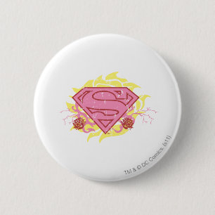 Supergirl Rosa Flowers Knapp