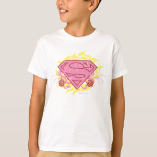Supergirl Rosa Flowers Tröja