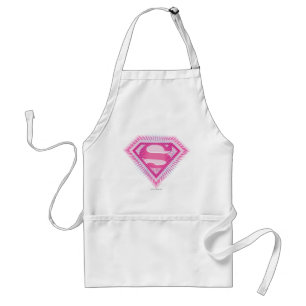 Supergirl Rosa Logotyp Förkläde