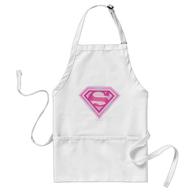 Supergirl Rosa Logotyp Förkläde (Framsidan)