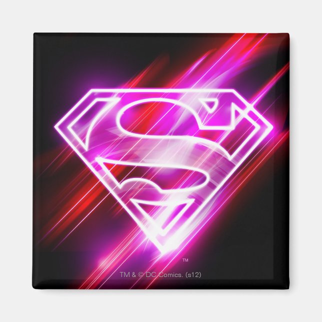 Supergirl Rosa Magnet (Framsidan)