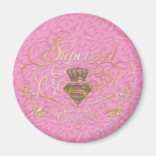Supergirl Rosa Magnet