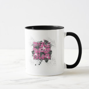 Supergirl Rosa Splatter Square Mugg