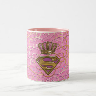 Supergirl Rosa Två-Tonad Mugg