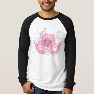 Supergirl Rosa Winged Design Tröja