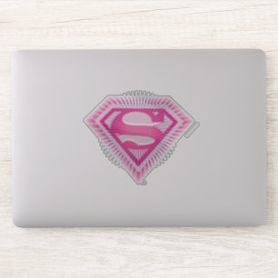 Supergirl rosalogotyp klistermärken