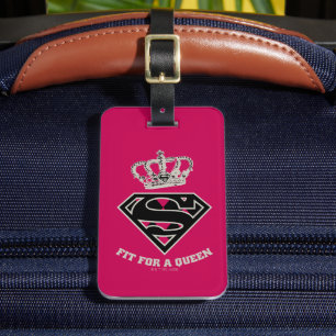 Supergirl S-Shield "Passar en drottning" Bagagebricka
