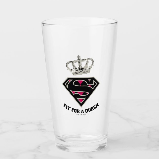 Supergirl S-Shield "Passar en drottning" Glaskopp (Framsida)