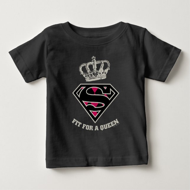 Supergirl S-Shield "Passar en drottning" T Shirt (Framsida)