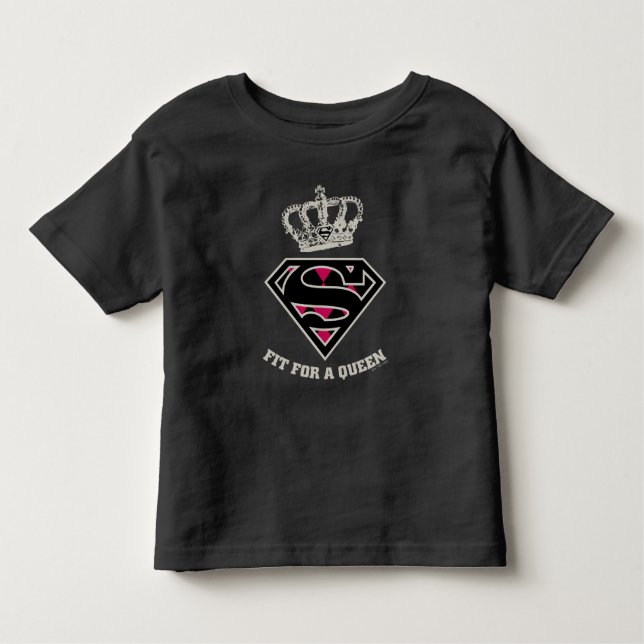 Supergirl S-Shield "Passar en drottning" T Shirt (Framsida)
