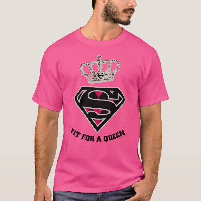 Supergirl S-Shield "Passar en drottning" T Shirt (Framsida)