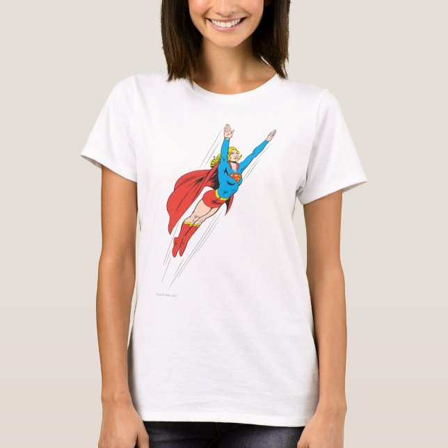 Supergirl Soars High Tee Shirt (Framsida)