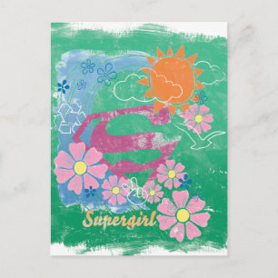 Supergirl Sol och Kärlek Vykort