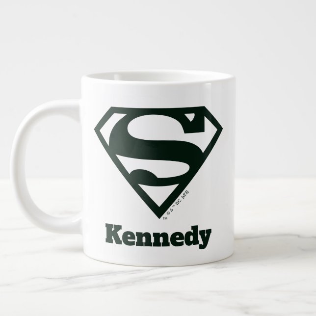 Supergirl Solid S-Shield Jumbo Mugg (Vänster)