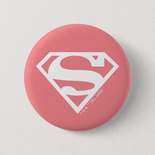 Supergirl Solid S-Shield Knapp (Framsida)