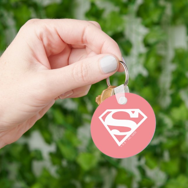Supergirl Solid S-Shield Nyckelring (Hand)