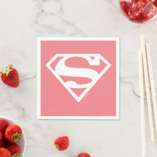 Supergirl Solid S-Shield Pappersservett