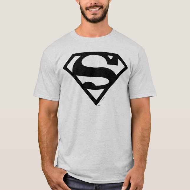 Supergirl Solid S-Shield T Shirt (Framsida)