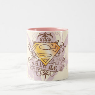 Supergirl Spara Me Två-Tonad Mugg