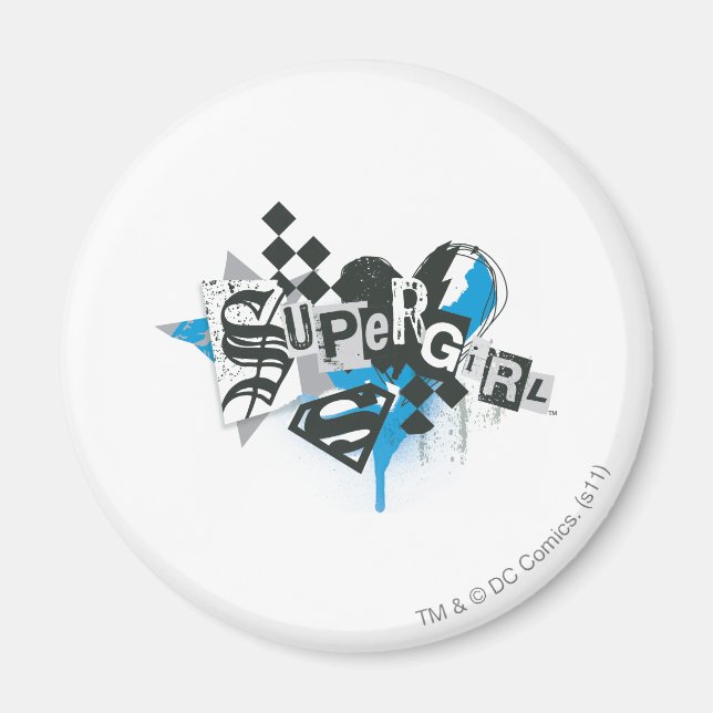 Supergirl Spills and Splatter Magnet (Framsidan)