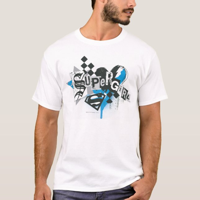 Supergirl Spills and Splatter Tee (Framsida)
