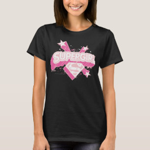 Supergirl Stars och Logotyp T Shirt