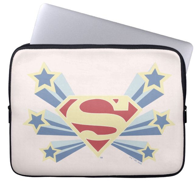 Supergirl Stars S-Shield Laptop Fodral (Framsidan)