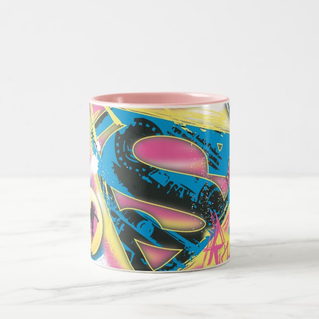 Supergirl Sten Två-Tonad Mugg (Center)