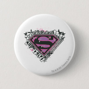 Supergirl Stift Logotyp Knapp