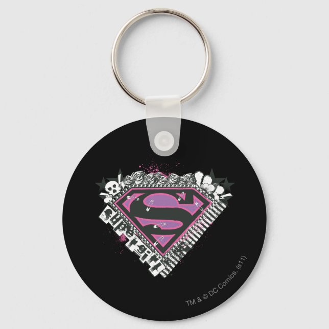 Supergirl Stift Logotyp Nyckelring (Framsida)