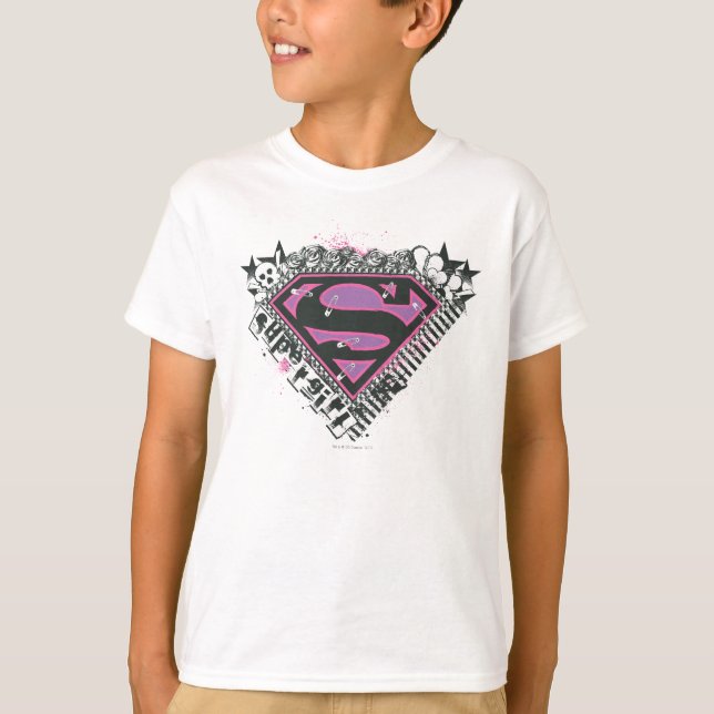 Supergirl Stift Logotyp T-shirt (Framsida)