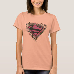 Supergirl Stift Logotyp Tee Shirt