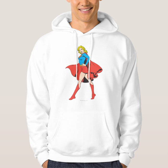Supergirl Strejka a Pose Hoodie (Framsida)